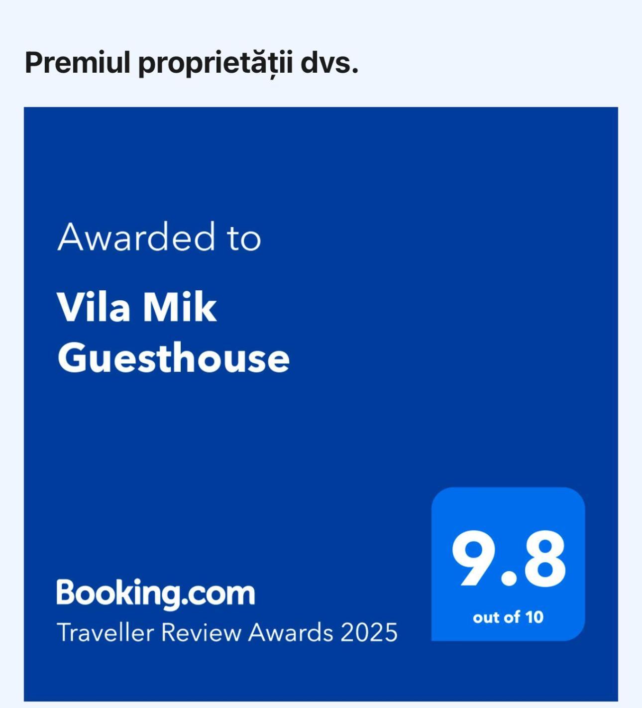 Vila Mik Guesthouse Săcele Eksteriør bilde